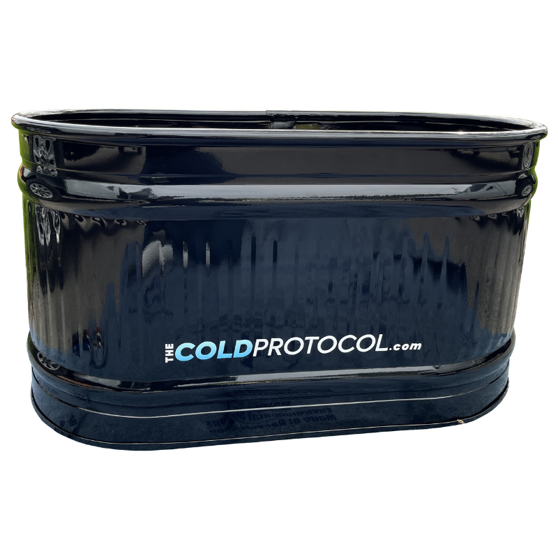 Cold Protocol Tub in Black Front View