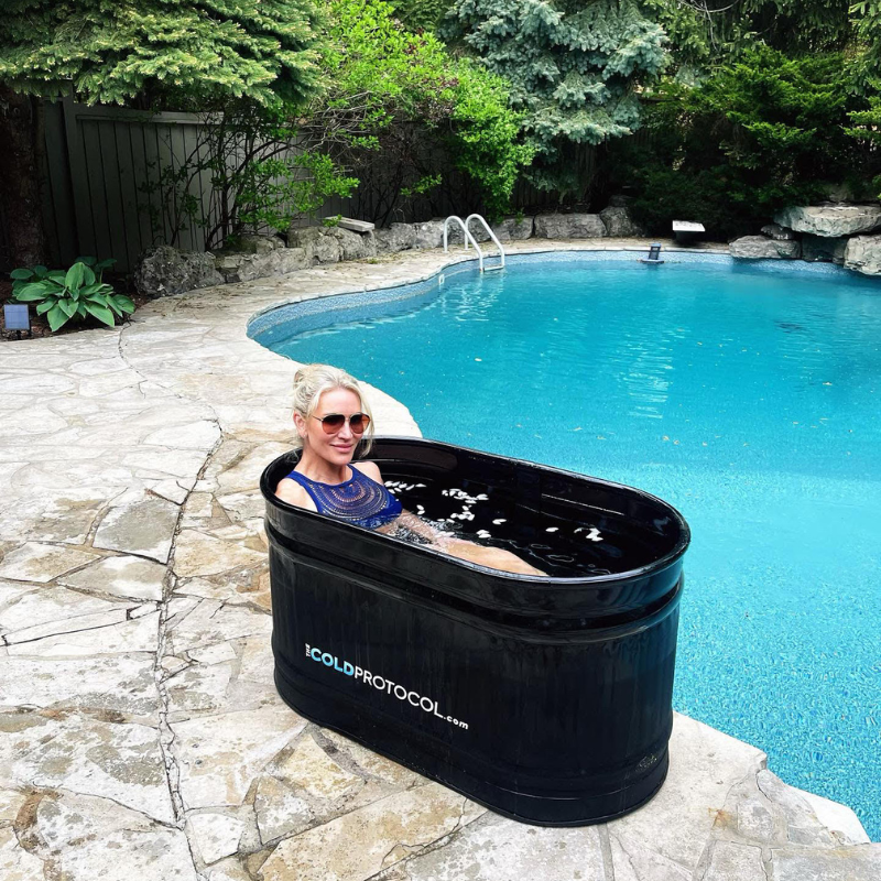 Cold Protocol Tub with woman inside