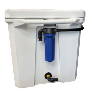 Penguin Chillers Cold Therapy Chiller & Insulated Tub Side View