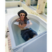 Dreampod Ice Bath with man sitting in it